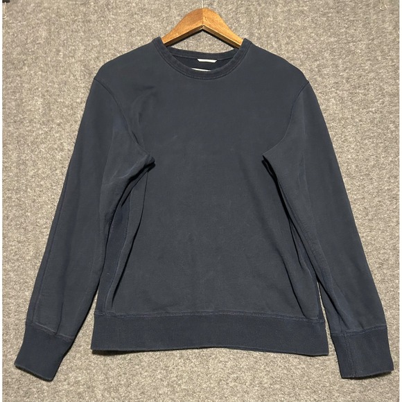 Reigning champ crewneck sweater mens medium cotton blue pullover - Picture 1 of 7